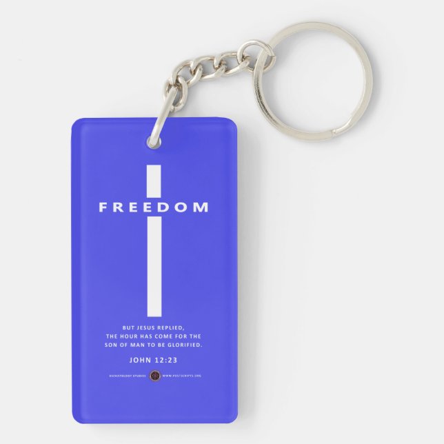 Freedom Cross Keychain (Back)