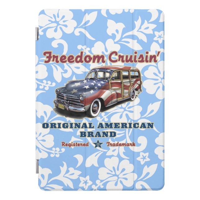 Freedom Crusin' Hawaiian Woody Design Smart Cover (Front)