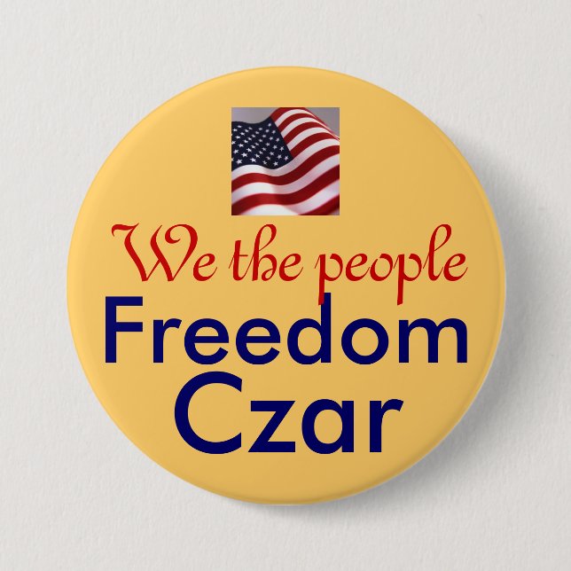 Freedom Czar, We the people, Button (Front)
