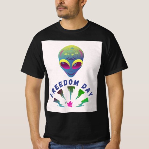Freedom day t shirt design 