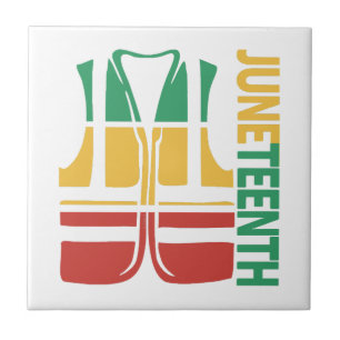 Freedom Day Vest Coworker Swagazon Associate Junet Ceramic Tile