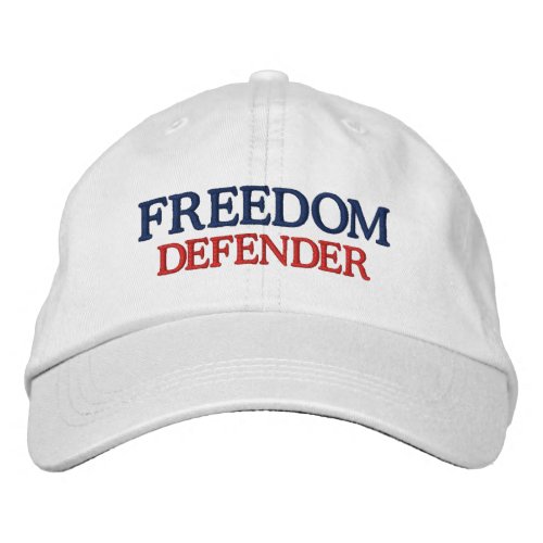 Freedom Defender embroidered cap