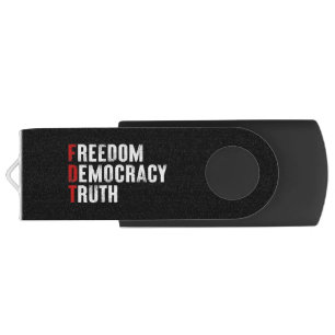 Freedom Democracy Truth Flash Drive