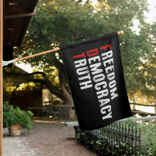 Freedom Democracy Truth House Flag