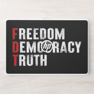 Freedom Democracy Truth HP Laptop Skin