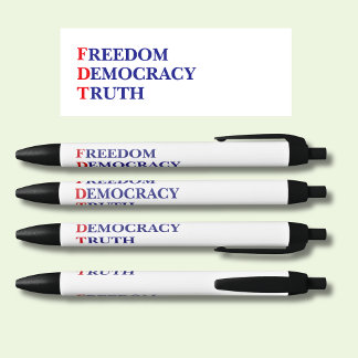 Freedom Democracy Truth Pen
