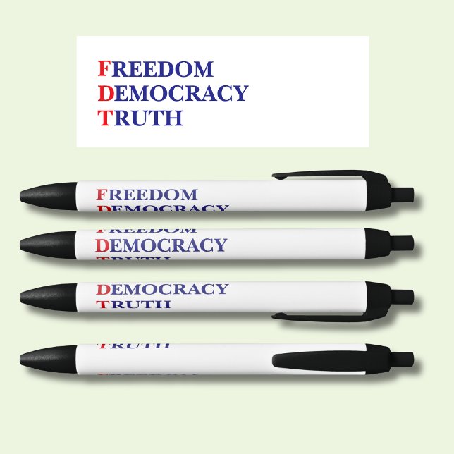 Freedom Democracy Truth Pen (Creator Uploaded)