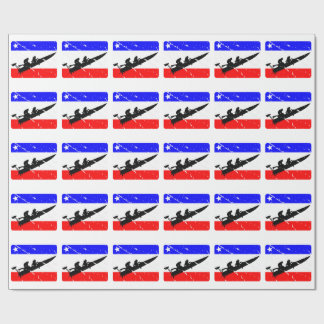 Freedom Drag-Boat FLAIR Wrapping Paper