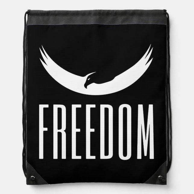 Freedom Drawstring Bag (Front)