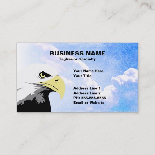 freedom eagle business cards