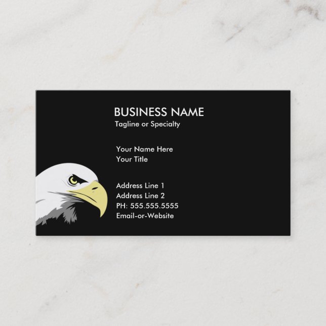 freedom eagle business card (Front)