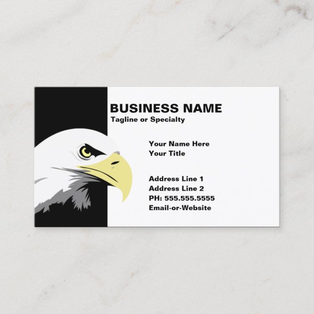 freedom eagle business card (Front)