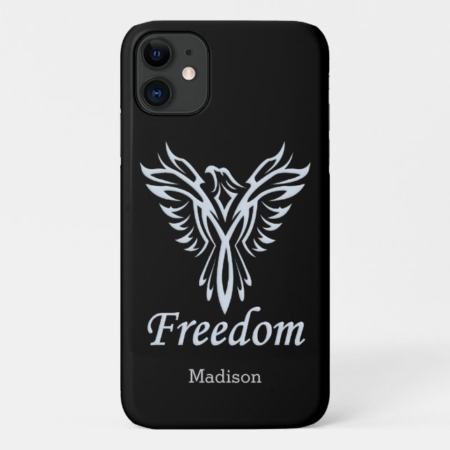 Freedom Eagle custom name phone cases (Back)