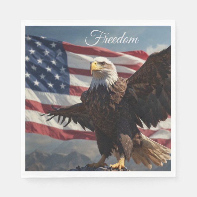 Freedom Eagle Napkins (Front)