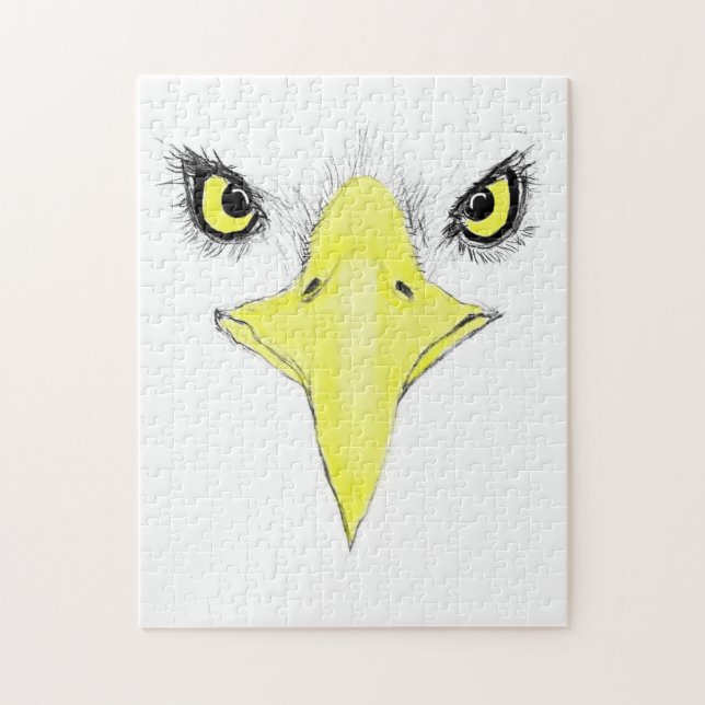 FREEDOM EAGLE picking up the pieces with you! Jigsaw Puzzle (Vertical)