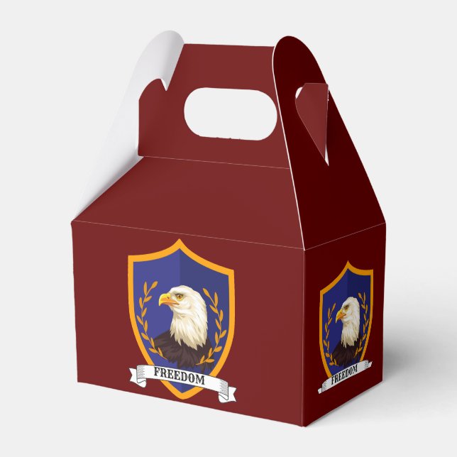 FREEDOM EAGLE STYLE FAVOR BOXES (Front Side)