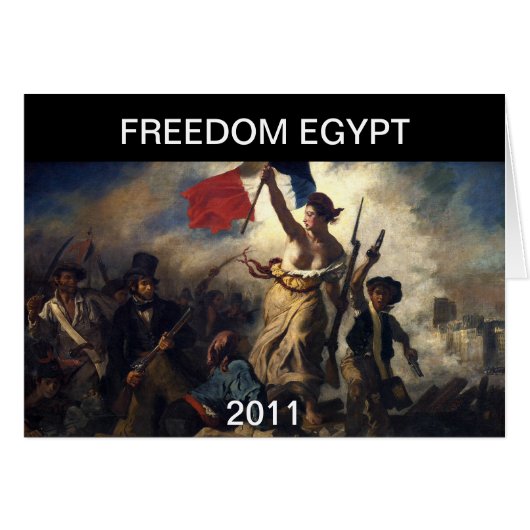 FREEDOM EGYPT 2011 CARDS (Front Horizontal)