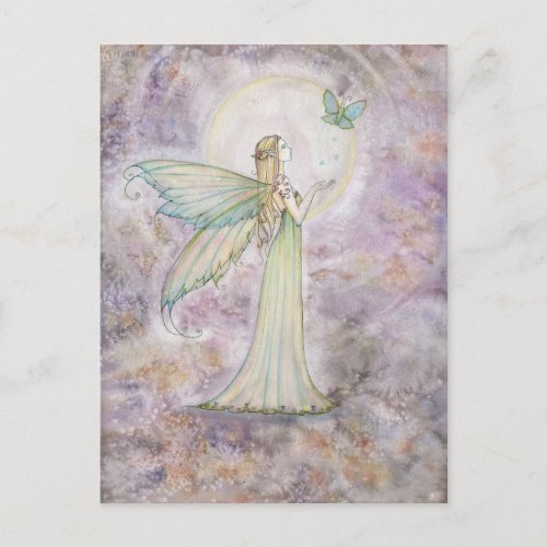 Freedom Fairy and Butterfly Postcard