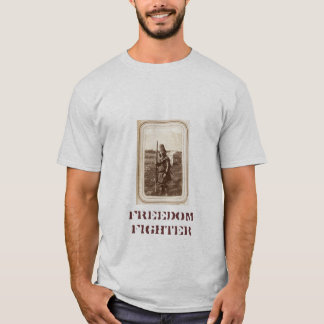 Freedom Fighter (Grey T-Shirt) T-Shirt