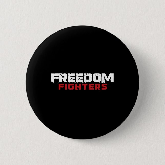 Freedom Fighter Resistance Movement 4th July Indep Button (Front)
