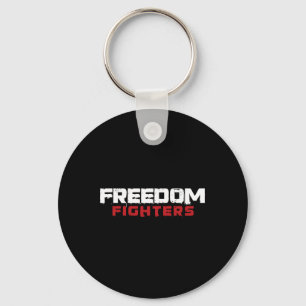 Freedom Fighter Resistance Movement 4th July Indep Keychain