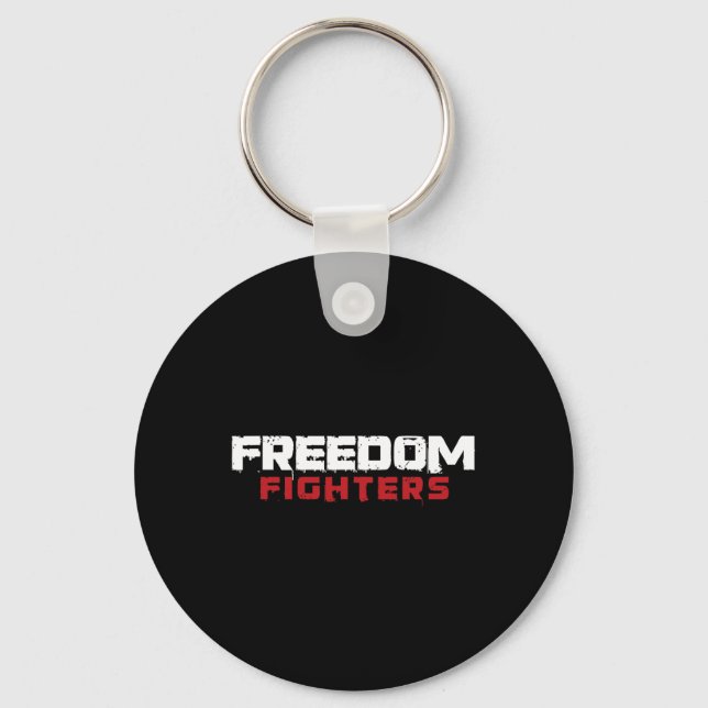 Freedom Fighter Resistance Movement 4th July Indep Keychain (Front)