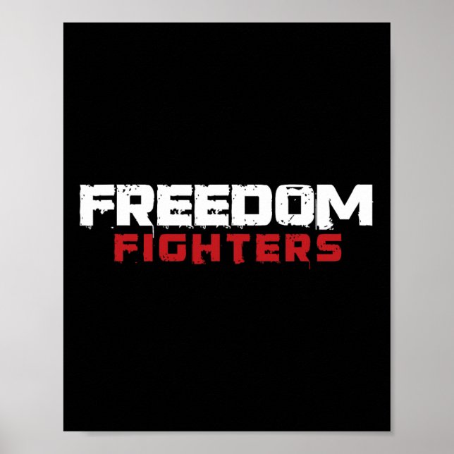 Freedom Fighter Resistance Movement 4th July Indep Poster (Front)