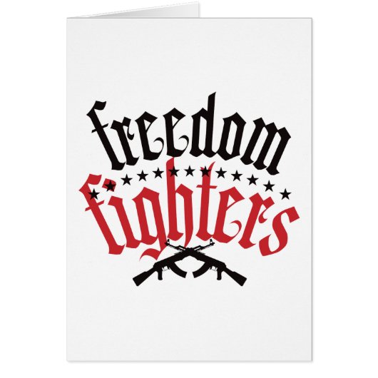 Freedom Fighters AK47 Cards (Front)