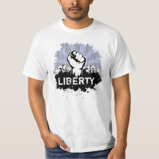 Freedom Fist Grunge T-Shirt