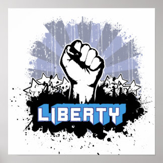 Freedom Fist Poster