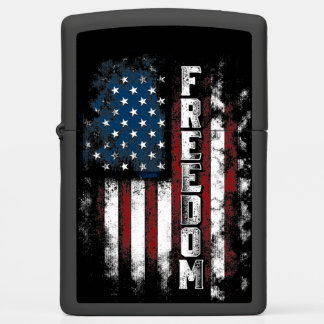 Freedom Flag Patriotic - Zippo Lighter
