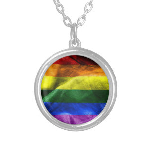Freedom Flag Pendant Necklace