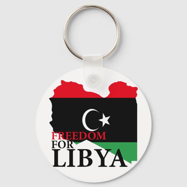Freedom for Libya Keychain (Front)