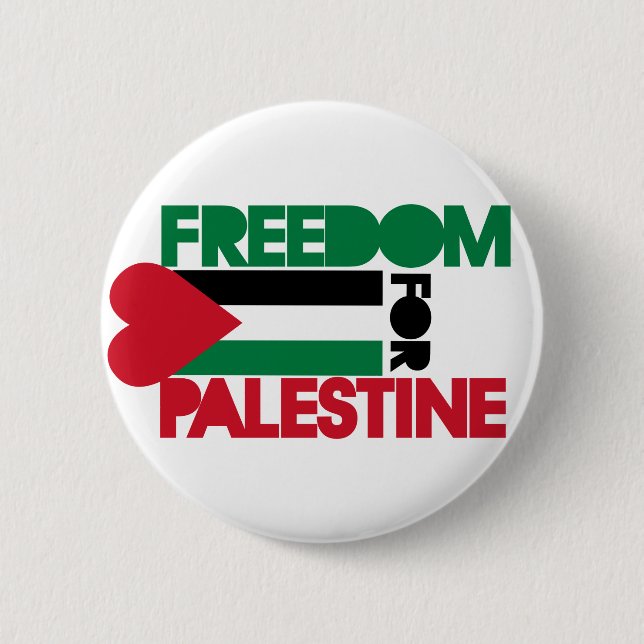 Freedom for Palestine Button (Front)