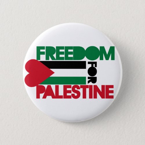 Freedom for Palestine Button