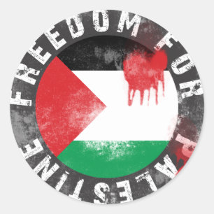 Freedom for Palestine Classic Round Sticker