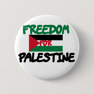 Freedom for Palestine Pinback Button