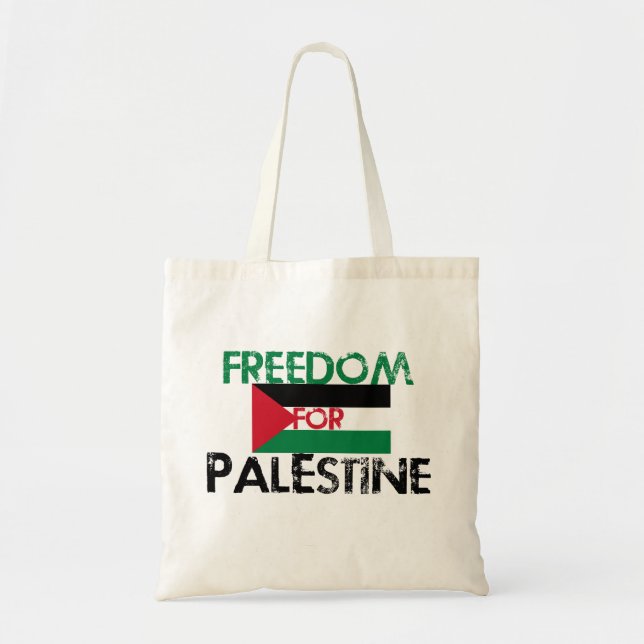 Freedom for Palestine Tote Bag (Front)
