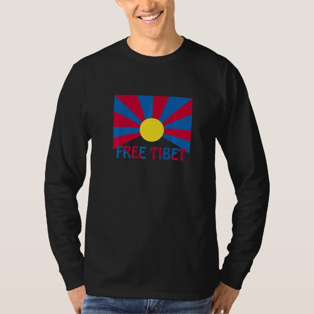 Freedom for Tibet - Flag free Tibet Premium_1 T-Shirt (Front)