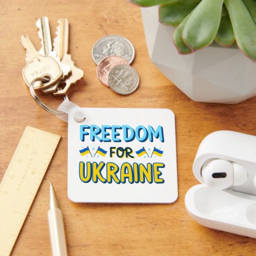 Freedom for Ukraine Keychain