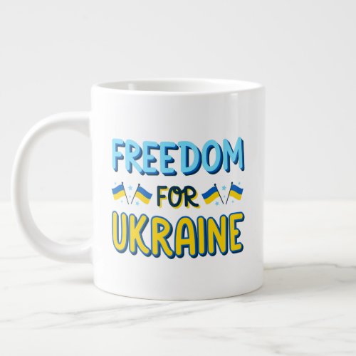 Freedom for Ukraine Specialty Jumbo Mug