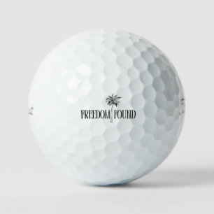 Freedom Found - Fun Retirement Party Favors Gift Golf Balls