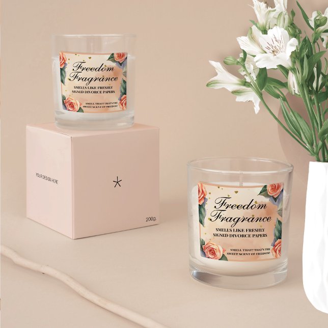 "Freedom Fragrance" Floral Candle (Creator Uploaded)