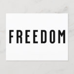 Freedom, Freedom Charlie Holiday Postcard