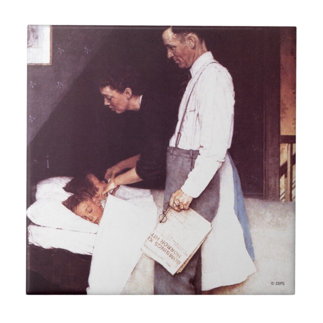 Freedom From Fear Ceramic Tile (Front)