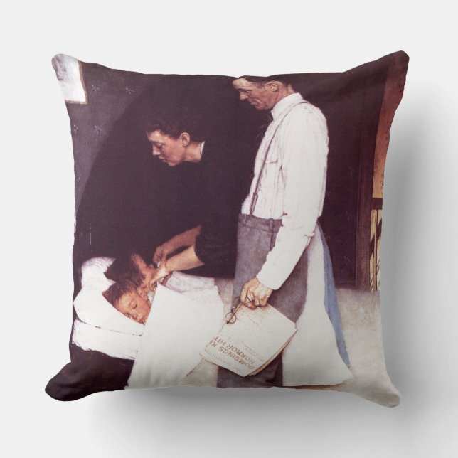 Freedom From Fear Throw Pillow (Front)