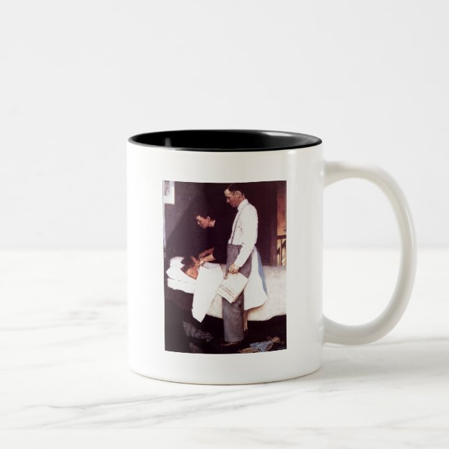 Freedom From Fear Two-Tone Coffee Mug (Right)