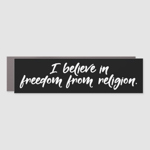 Freedom from Religion Atheist Car Magnet