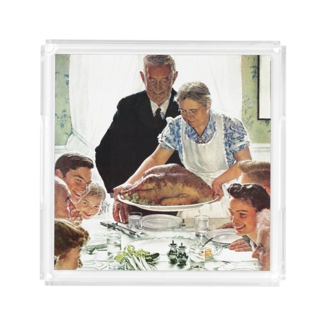 Freedom From Want Acrylic Tray (Front)