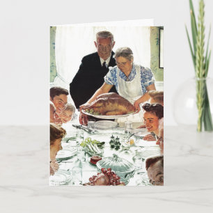 Freedom From Want Holiday Card